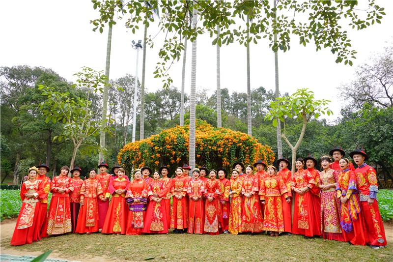 The collective wedding of 'Hong Da Hong' and 'China Hong' is so beautiful!-Guangdong Handar